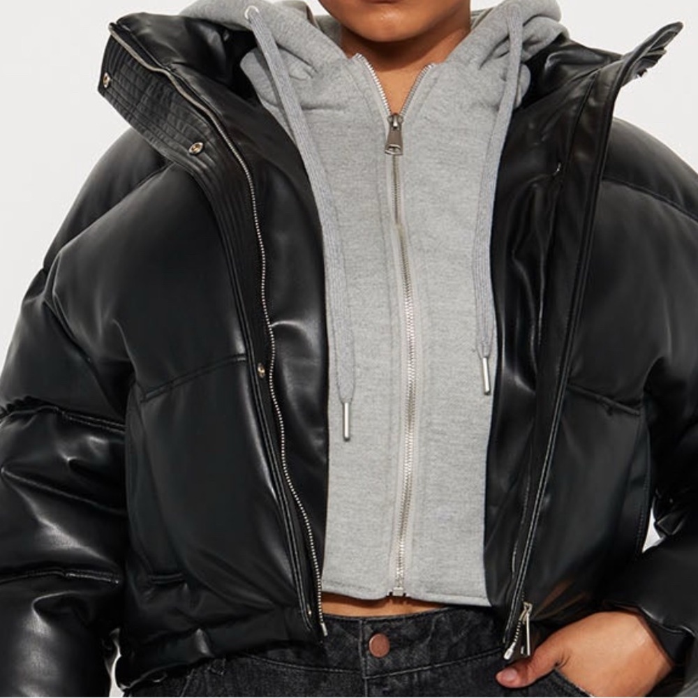 Women's Black Puffer Jacket
